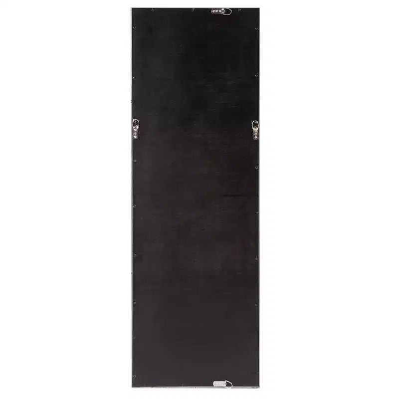 Miroir encadré 46.5"x15.75" Argent vieilli : style anglais, MDF, fixation murale