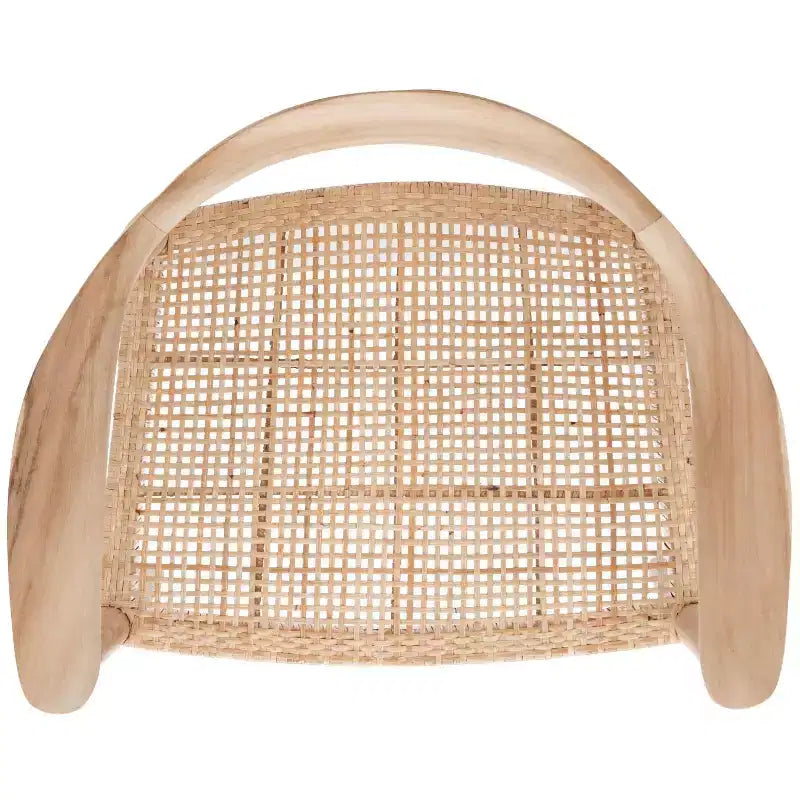 Fauteuil d'appoint en rotin pelé - ACH1007A - Naturel