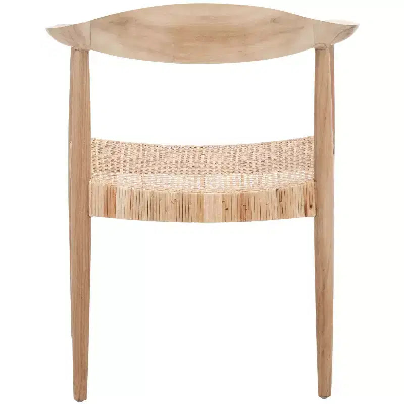 Fauteuil d'appoint en rotin pelé - ACH1007A - Naturel