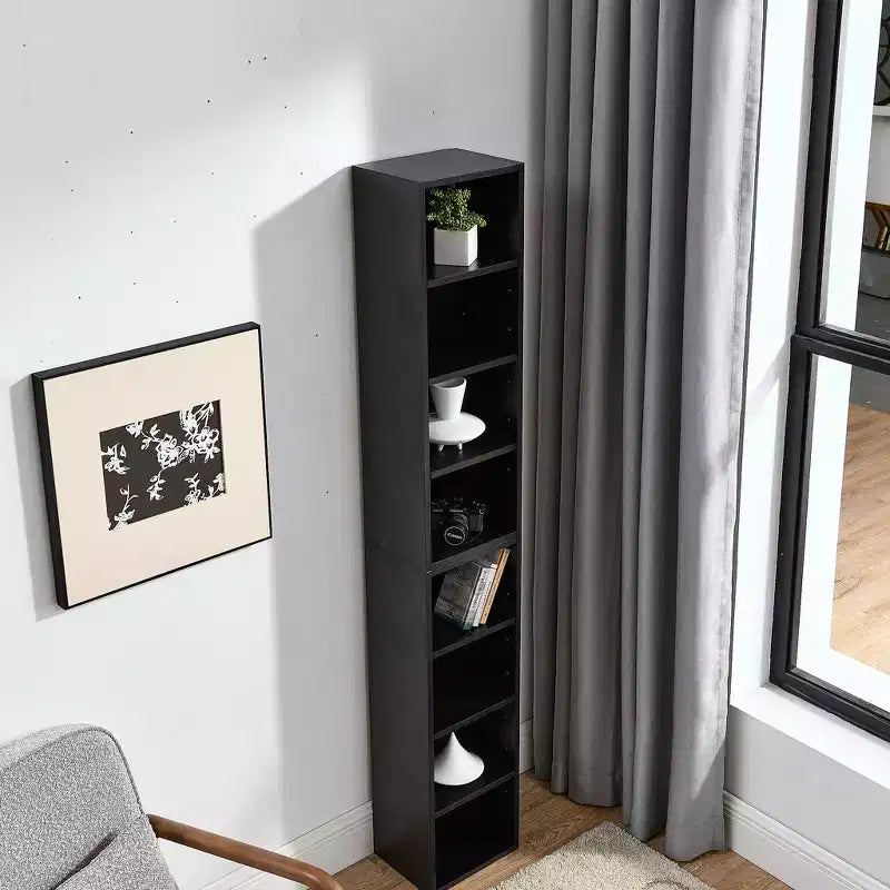 Étagère standard en bois à 4 niveaux de 180 cm de haut avec étagères (lot de 2)