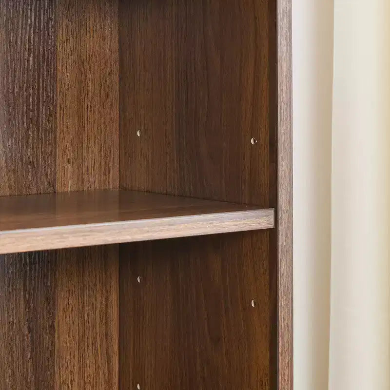 Étagère standard en bois à 4 niveaux de 180 cm de haut avec étagères (lot de 2)
