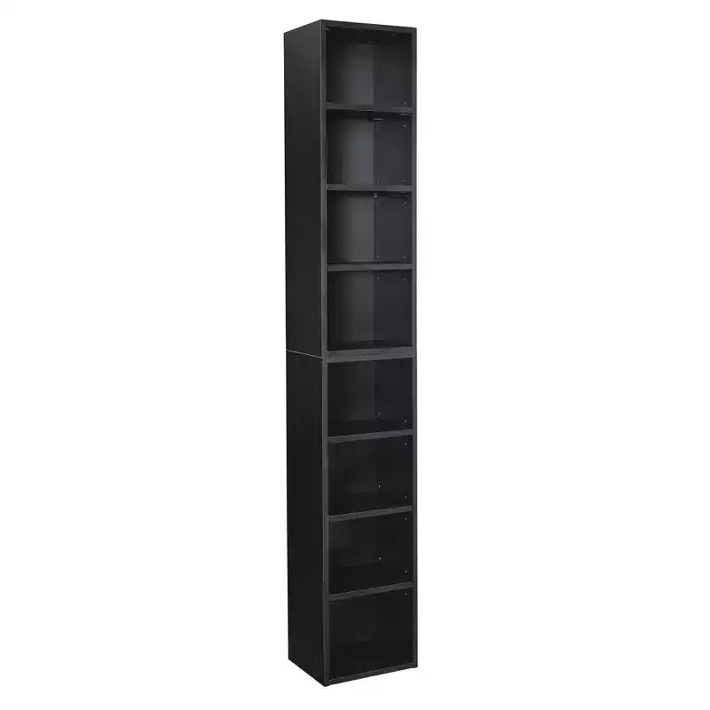 Étagère standard en bois à 4 niveaux de 180 cm de haut avec étagères (lot de 2)