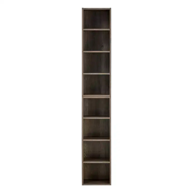 Étagère standard en bois à 4 niveaux de 180 cm de haut avec étagères (lot de 2)