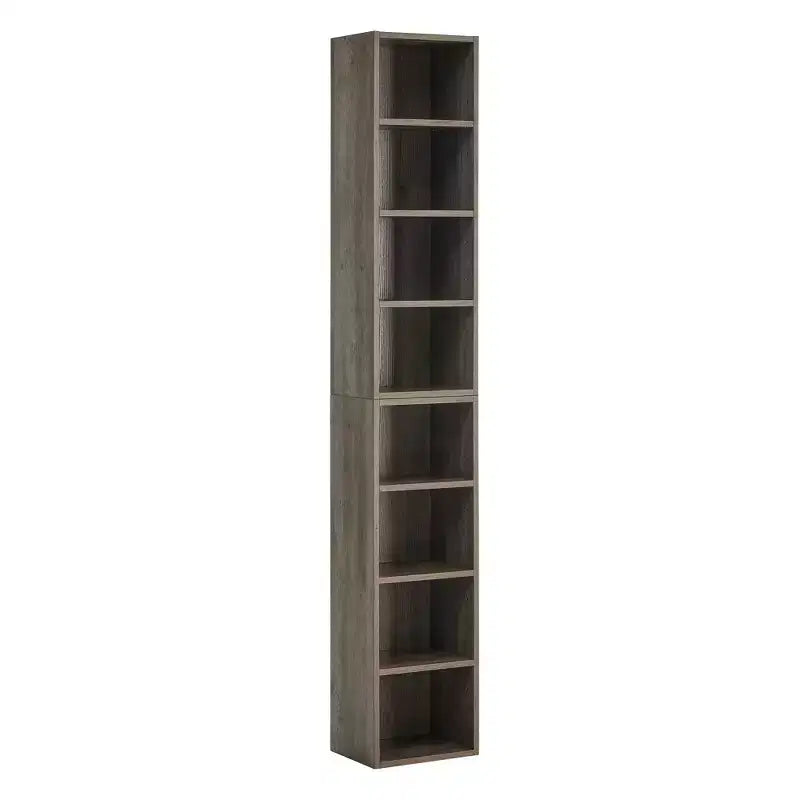 Étagère standard en bois à 4 niveaux de 180 cm de haut avec étagères (lot de 2)