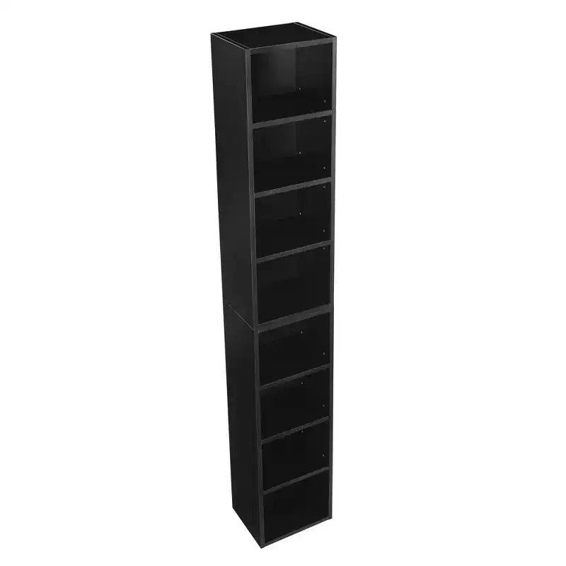 Étagère standard en bois à 4 niveaux de 180 cm de haut avec étagères (lot de 2)