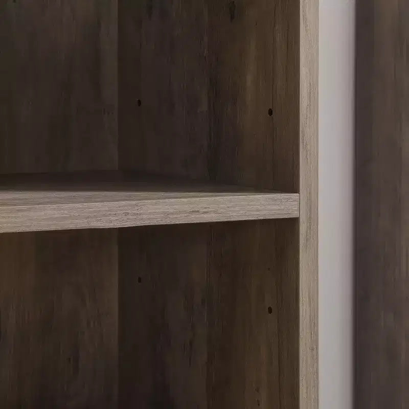 Étagère standard en bois à 4 niveaux de 180 cm de haut avec étagères (lot de 2)