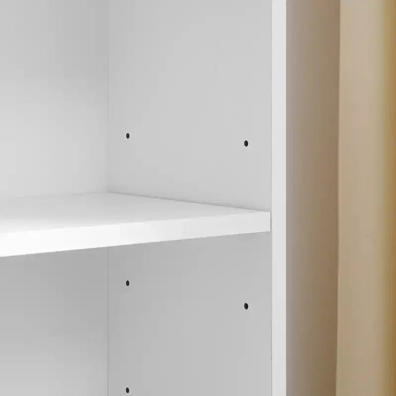 Étagère standard en bois à 4 niveaux de 180 cm de haut avec étagères (lot de 2)