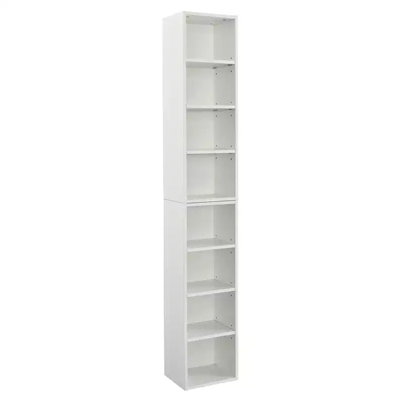 Étagère standard en bois à 4 niveaux de 180 cm de haut avec étagères (lot de 2)