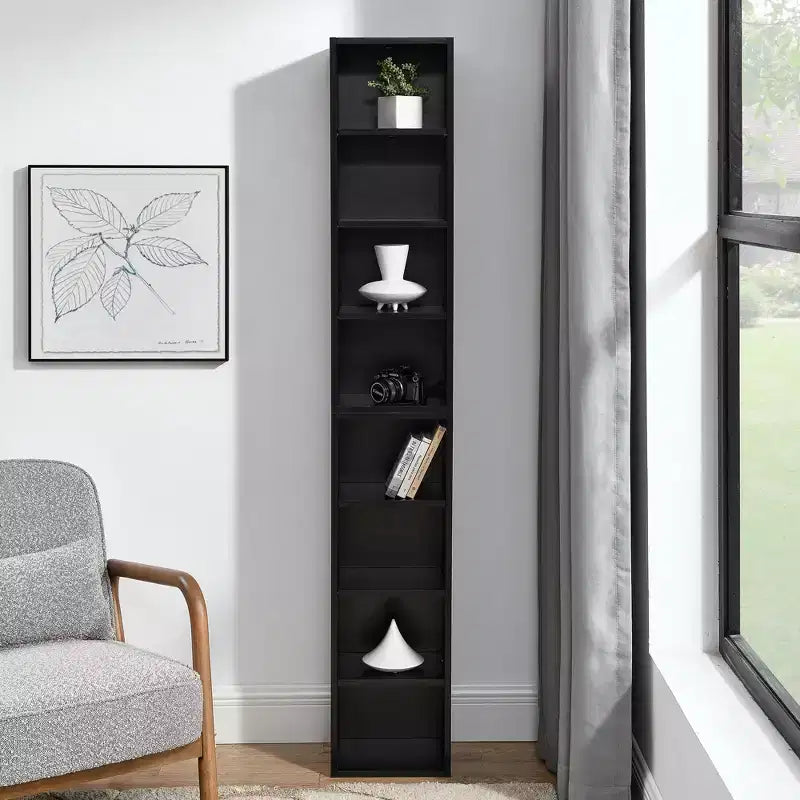 Étagère standard en bois à 4 niveaux de 180 cm de haut avec étagères (lot de 2)