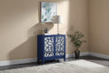 Console 32 po, fini bleu