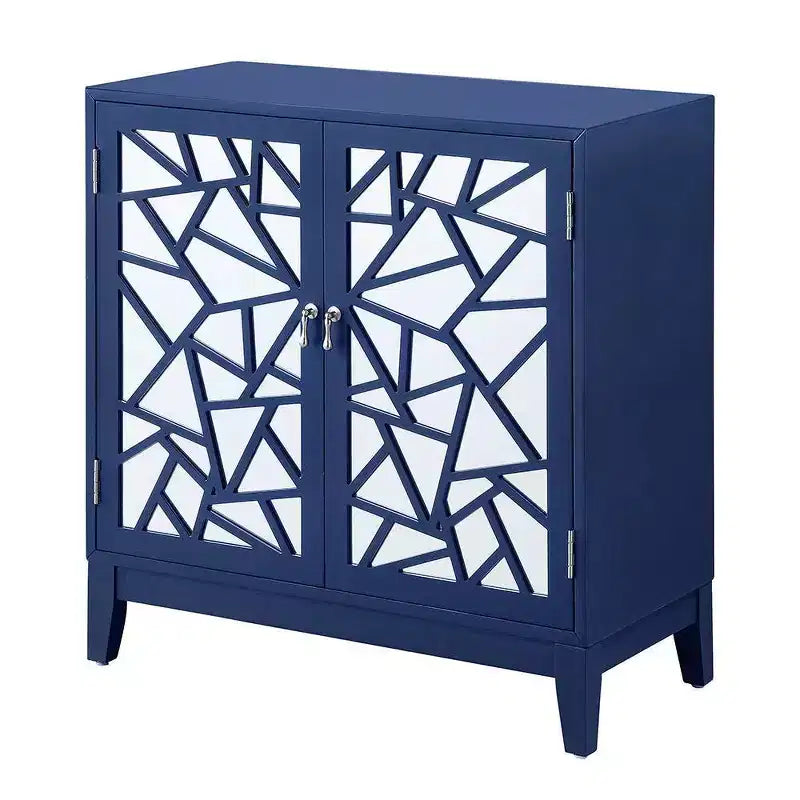 Console 32 po, fini bleu