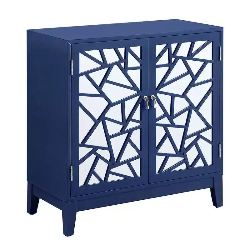 Console 32 po, fini bleu