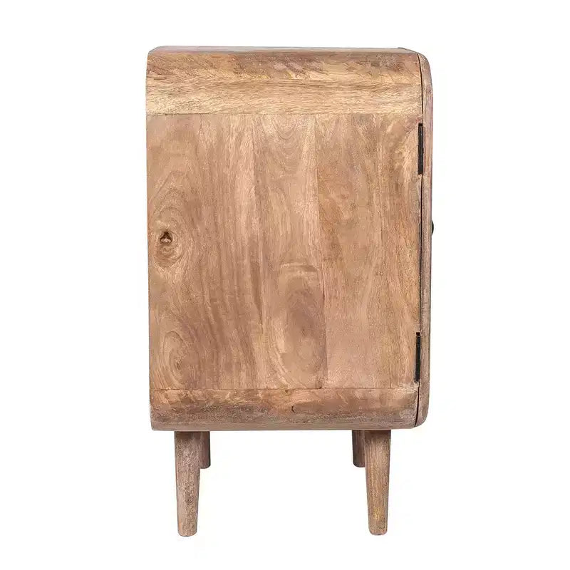 Buffet 2 portes en manguier : Design Mid-Century, aucun assemblage requis