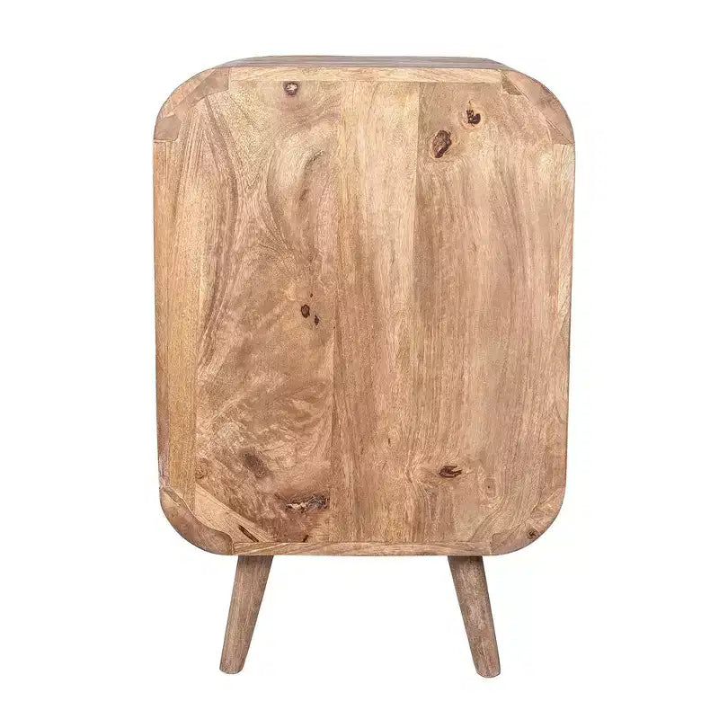 Buffet 2 portes en manguier : Design Mid-Century, aucun assemblage requis