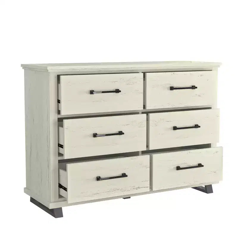Commode de 132 cm avec 6 tiroirs