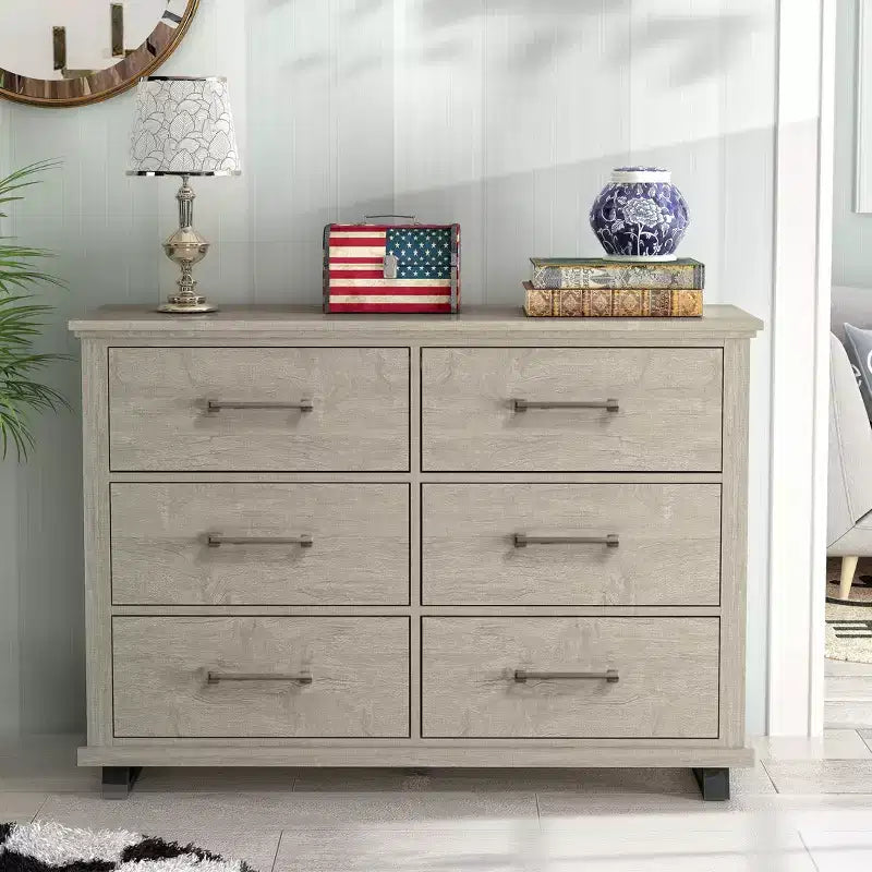 Commode de 132 cm avec 6 tiroirs