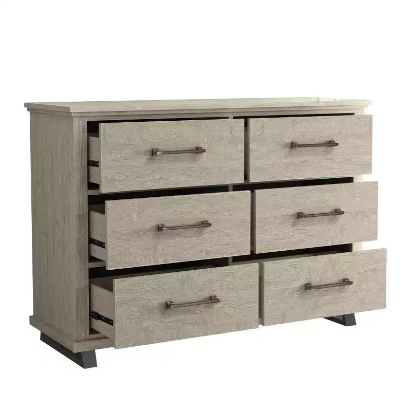 Commode de 132 cm avec 6 tiroirs
