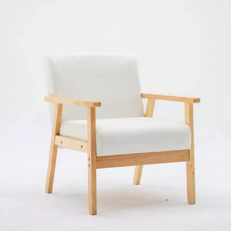 Chaise en tissu de lin