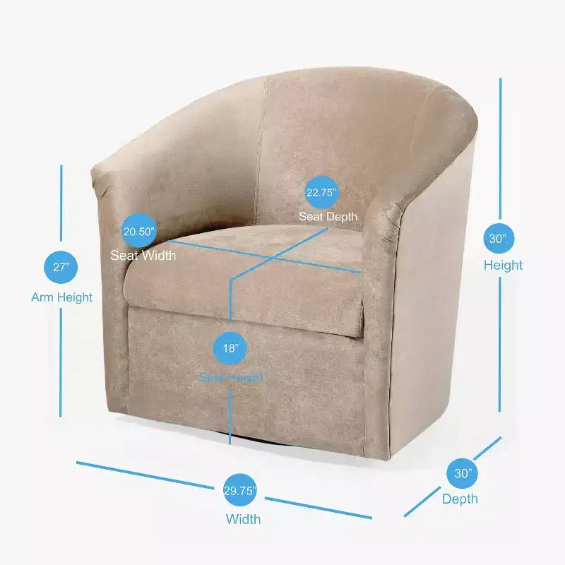 Fauteuil pivotant d'appoint