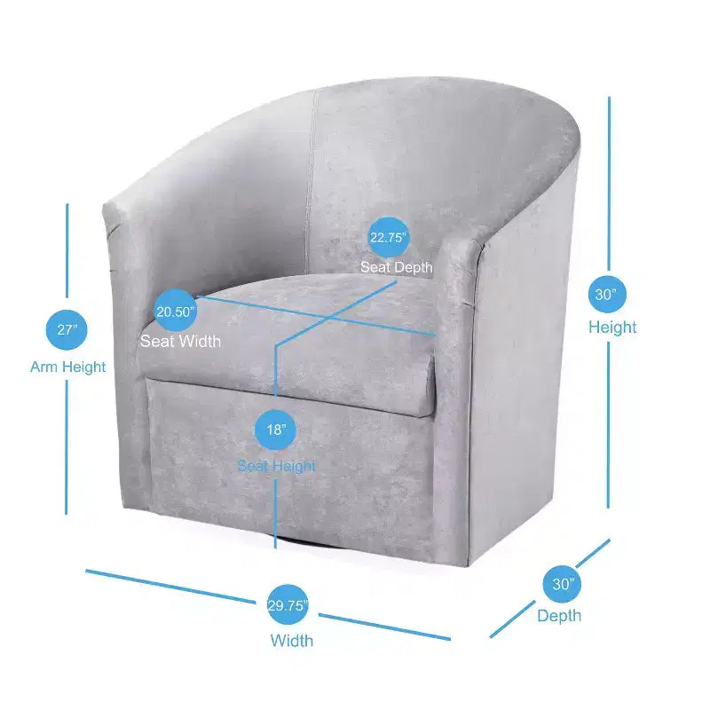 Fauteuil pivotant d'appoint